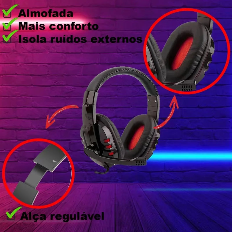 Fone Gamer Supremo - Shopping de Ideias 🔥🔥🔥 Shopping de Ideias