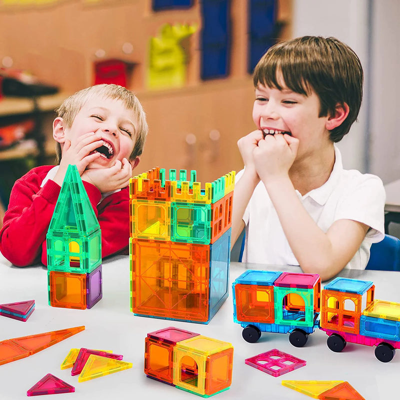 Blocos de Construção Magnéticos Montessori 🧱 🏠