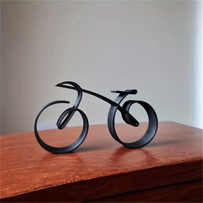 Escultura Minimalista de Bicicleta - Shopping de Ideias Shopping de Ideias