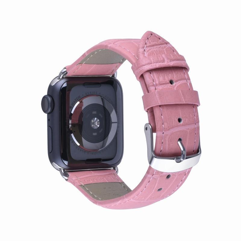 Pulseira de Couro para Apple Watch 38/40/42/44mm - Shopping de Ideias Lagann Store