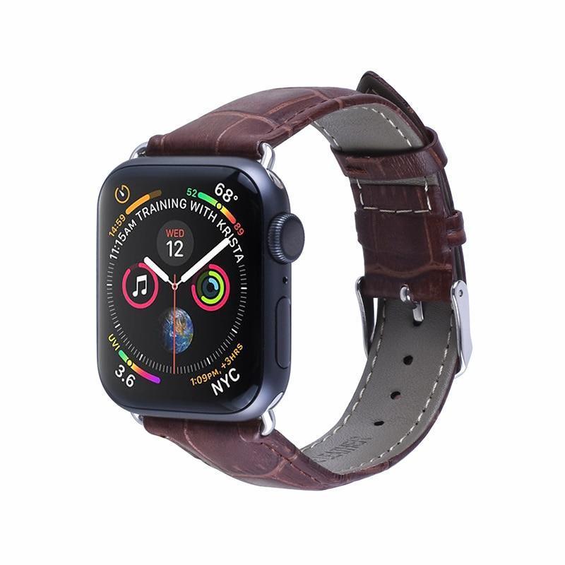 Pulseira de Couro para Apple Watch 38/40/42/44mm - Shopping de Ideias Lagann Store