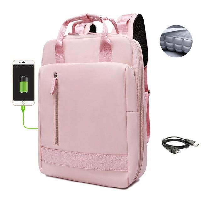 Mochila para Notebook Feminina Antifurto - Shopping de Ideias Ofertoo 4